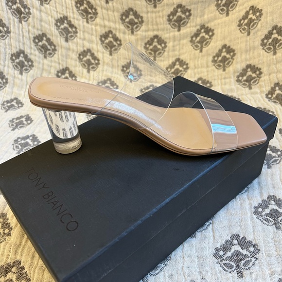Tony Bianco Sabelle Sandal (Clear) - Picture 3 of 7